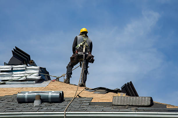 Professional Roofing technician working in Wentworth, NC